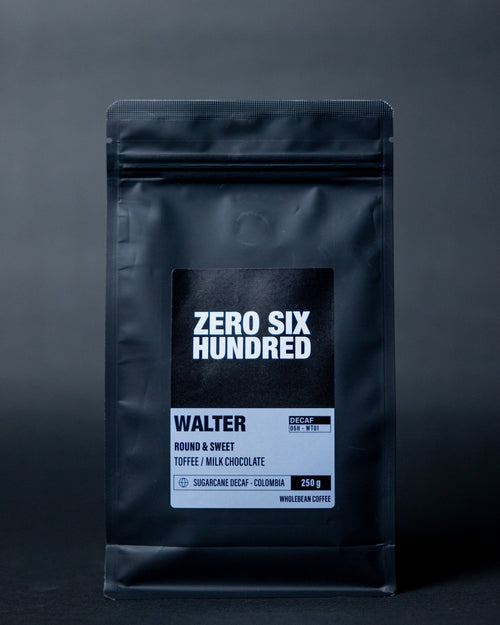 Zero Six Hundred Walter Decaf coffee bag